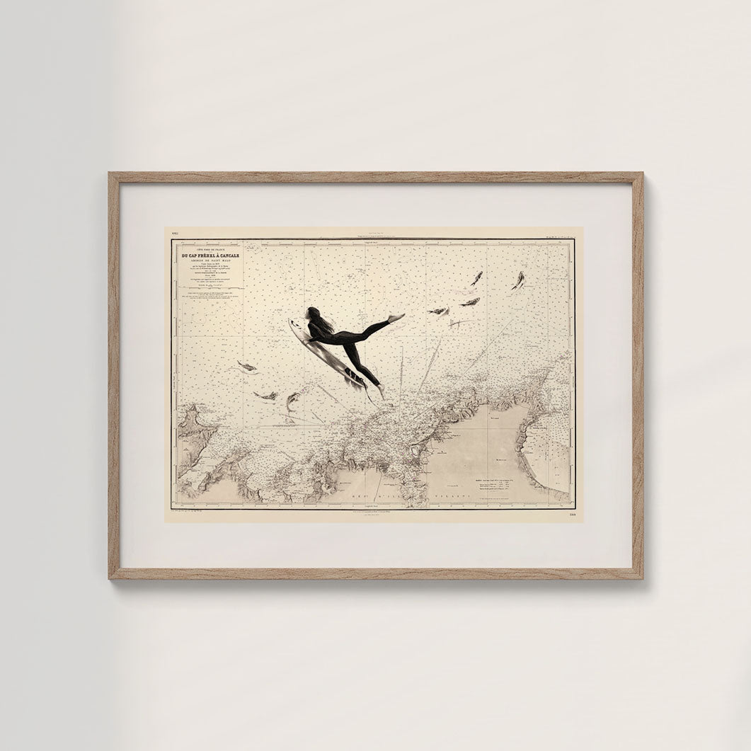 LA SURFEUSE - Affiche