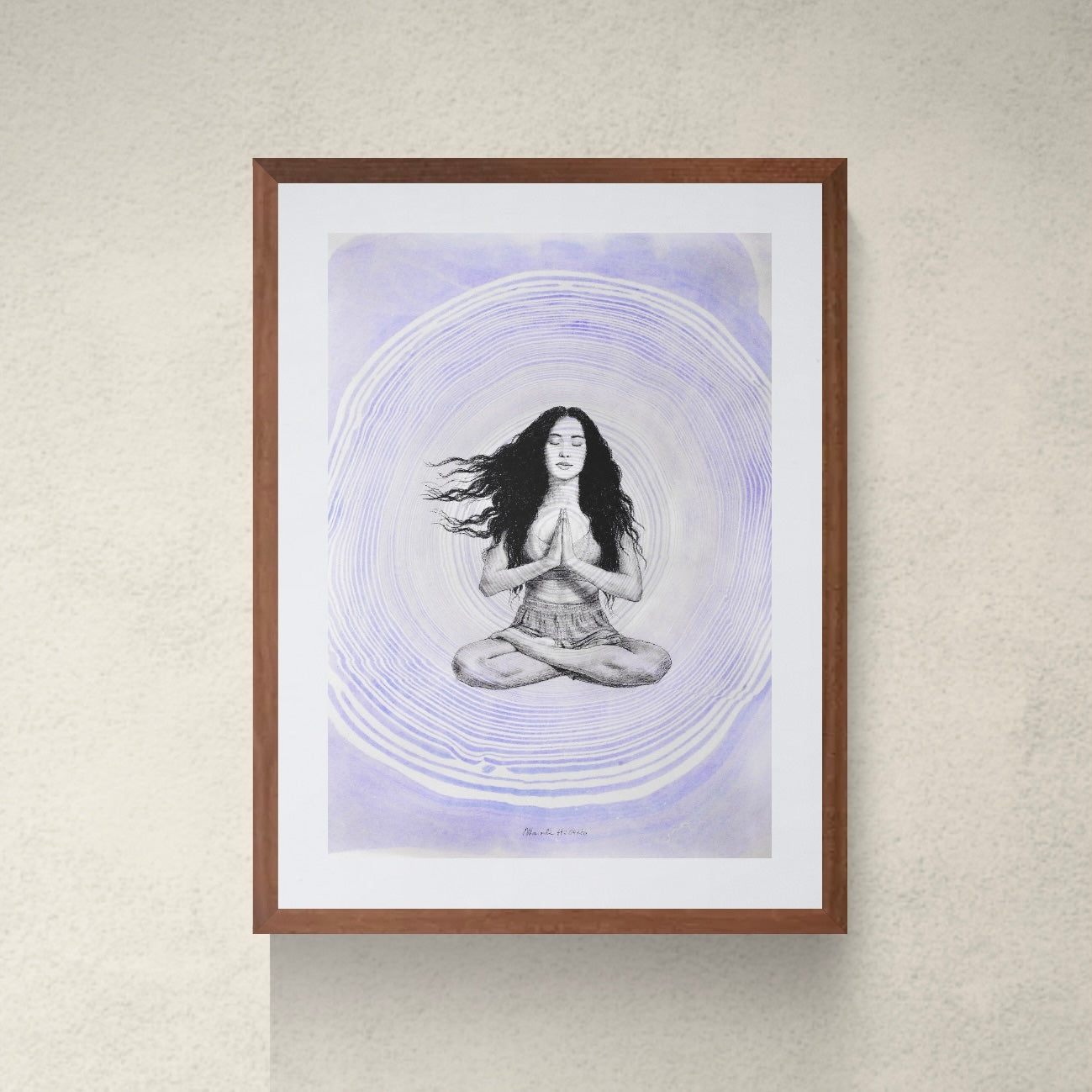 SUKHASANA Lotus - Tirage édition limitée