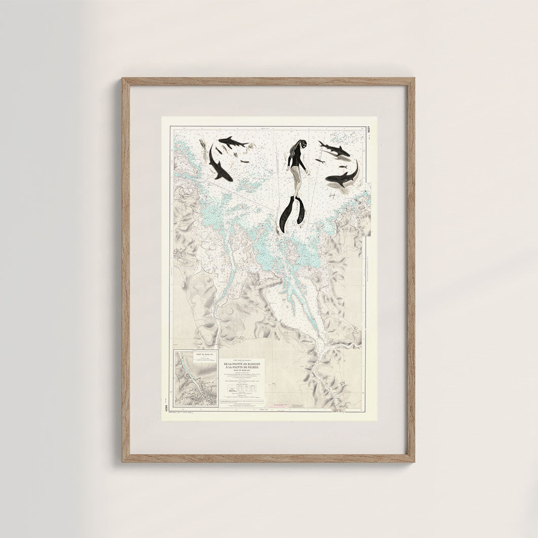 LA PLONGEUSE - Affiche