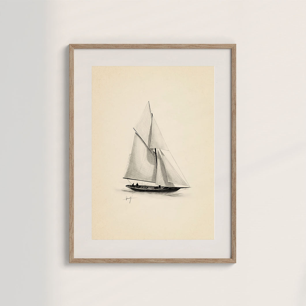 LE VOILIER - Affiche