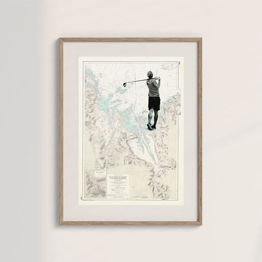 LE GOLFEUR - Affiche en édition limitée