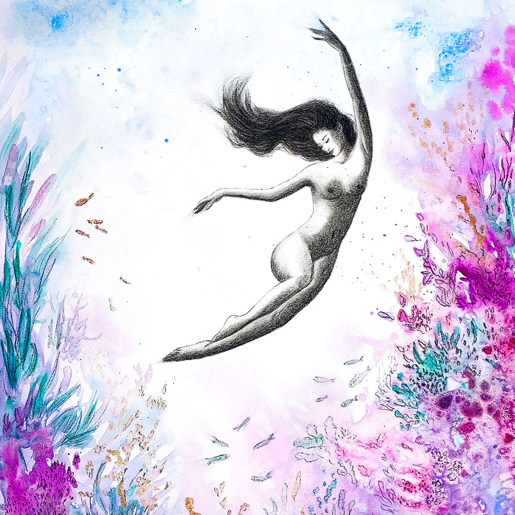ONDINE N°6 (Danse Abyssale) - Affiche