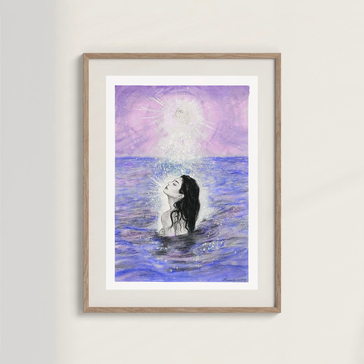LUNA (Déesse de la lune) - Affiche