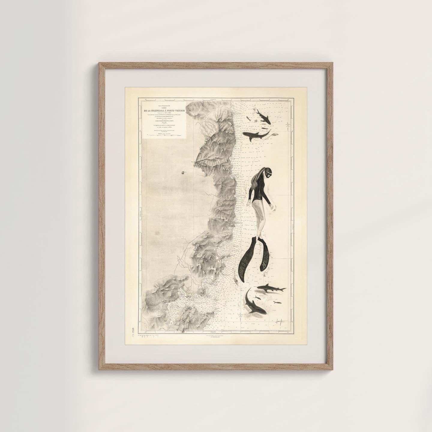 LA PLONGEUSE - Affiche