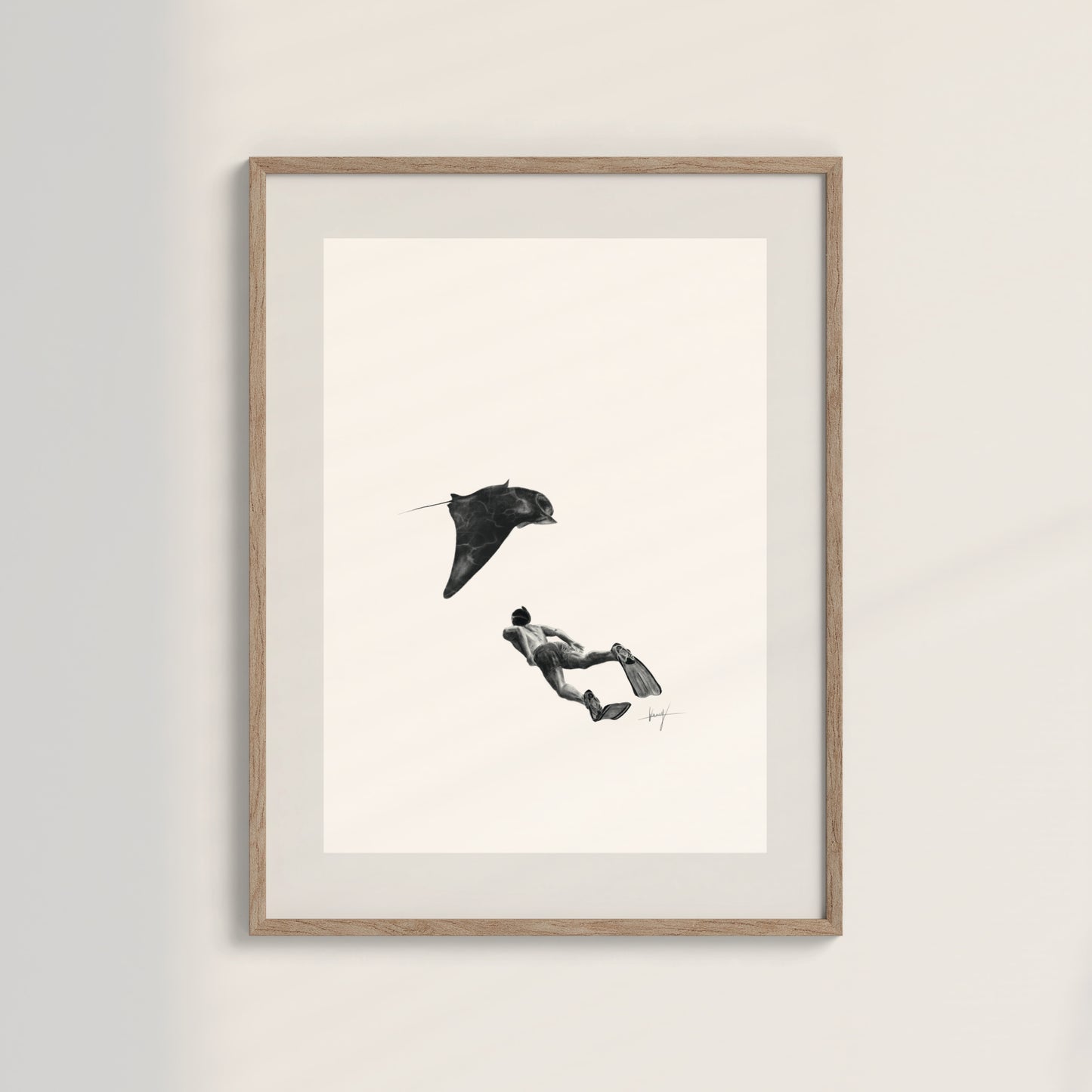 LE PLONGEUR - Affiche