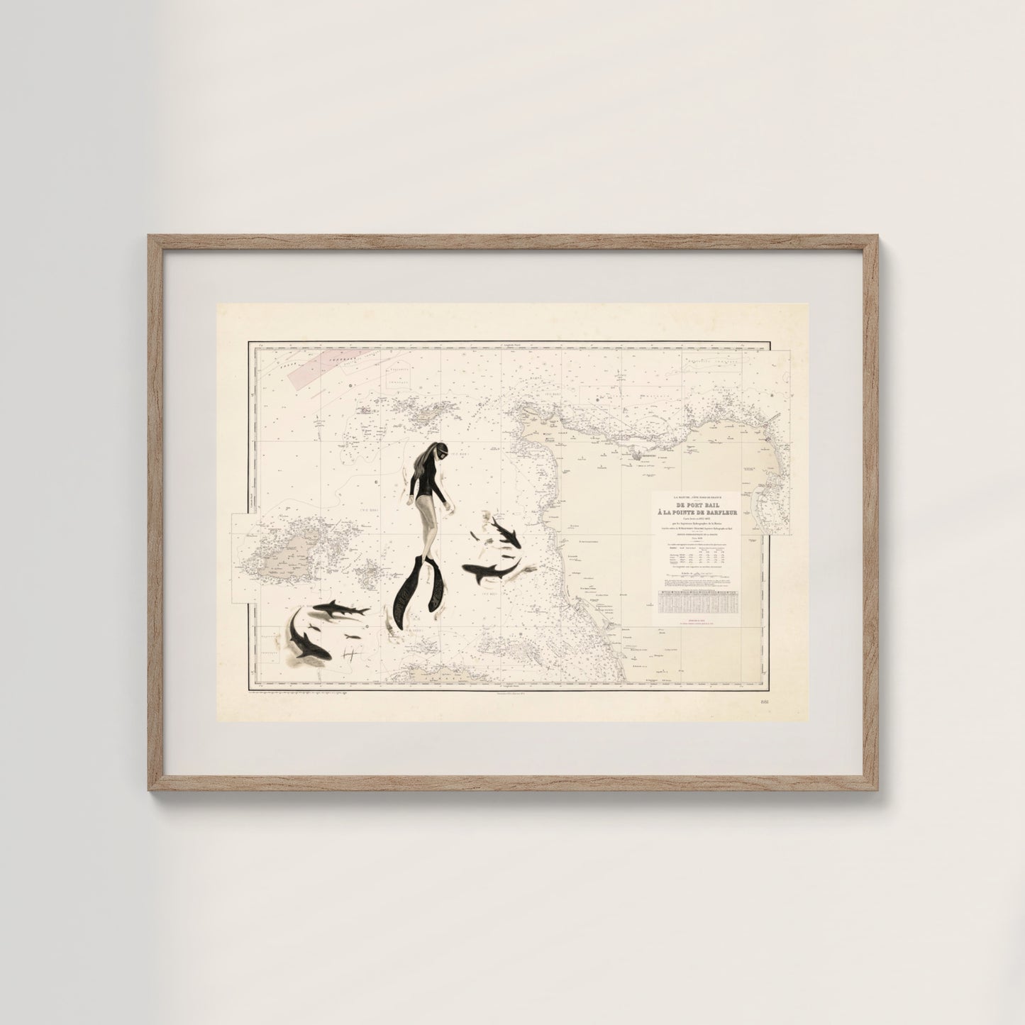 LA PLONGEUSE - Affiche