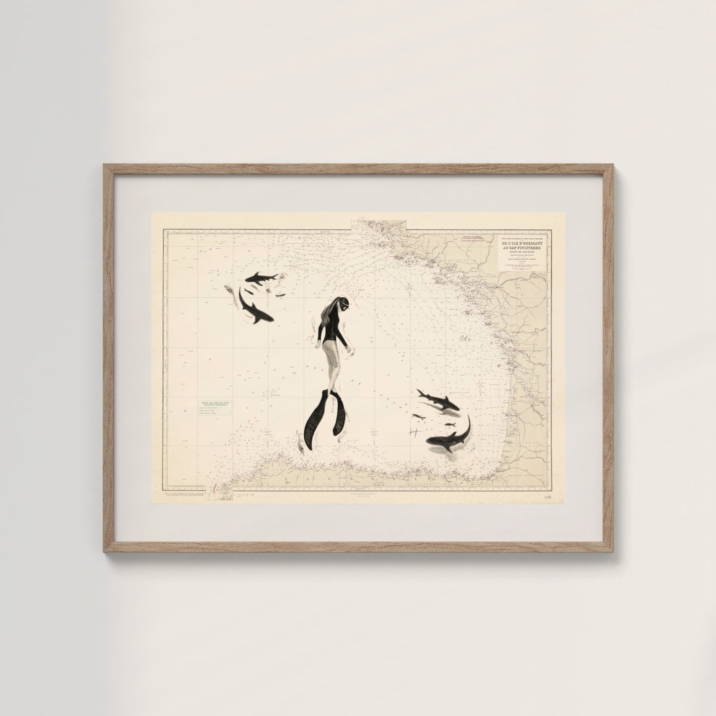 LA PLONGEUSE - Affiche