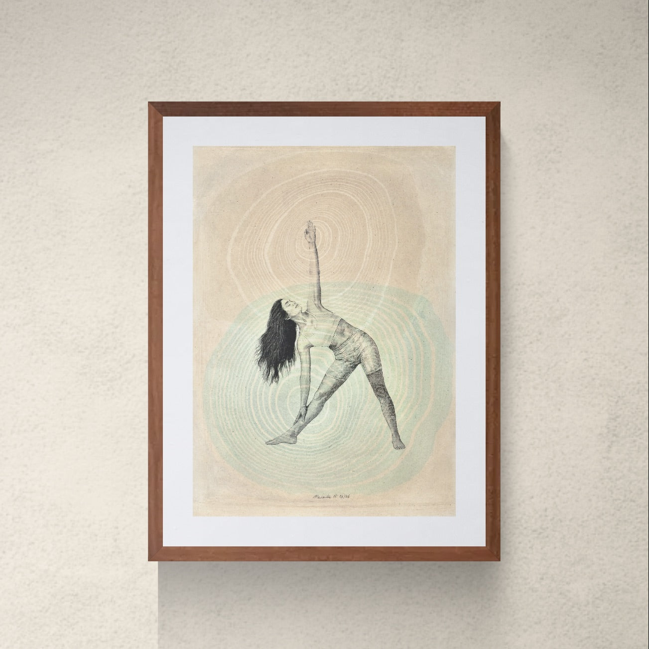 TRIKONASANA Triangle - Tirage édition limitée