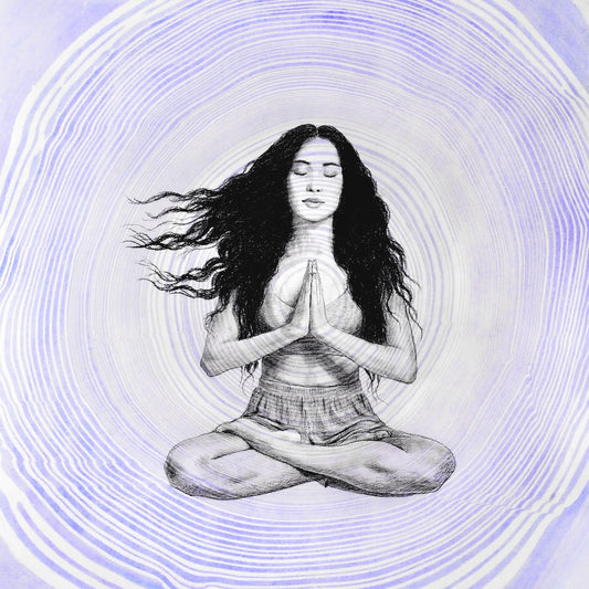 SUKHASANA Lotus - Tirage édition limitée