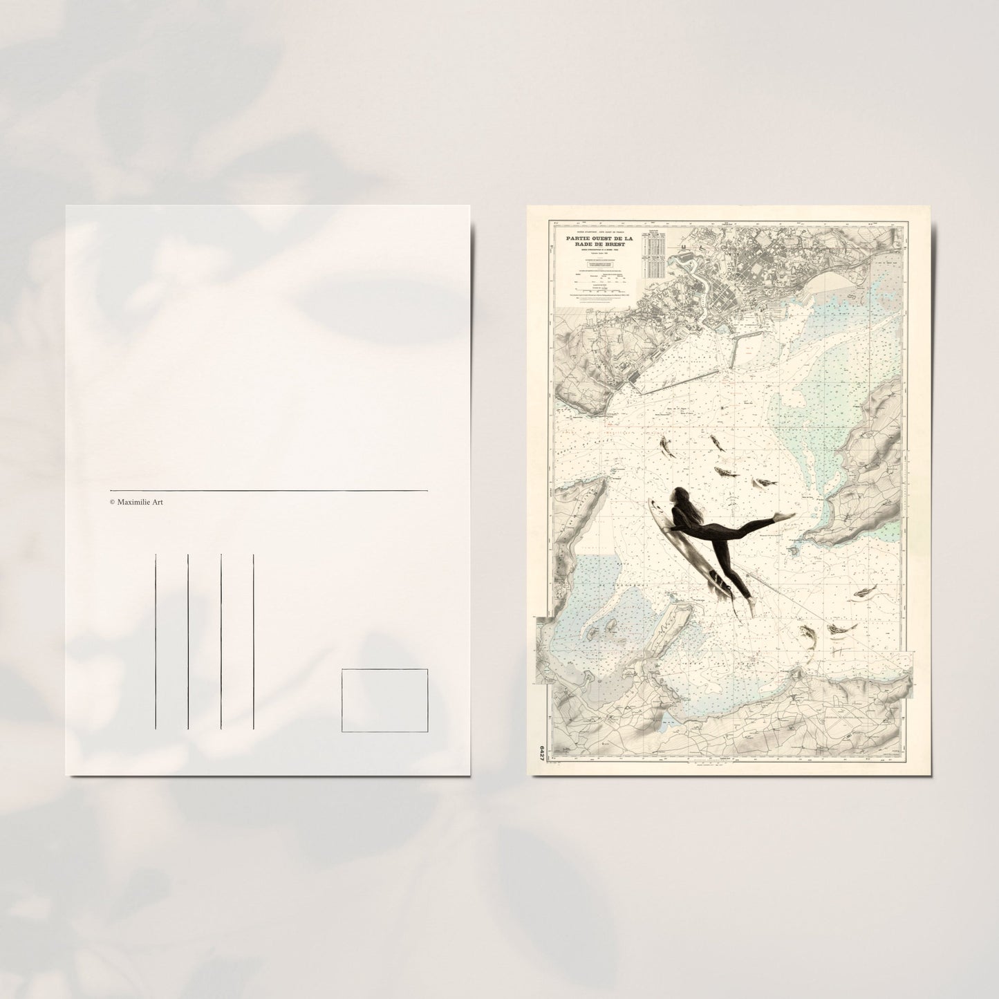 LA SURFEUSE - Carte postale